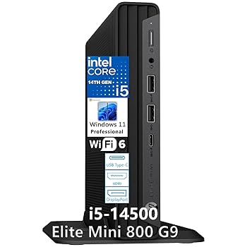 超高性能HP Elite Mini 800 G9 i5-12500T Amazon.com: HP Elite Mini 800 G9 MFF Business Desktop